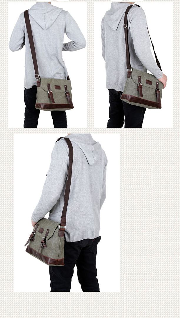 Hcm-bán túi đeo chéo, túi du lịch khaki mankoo giá từ 220k - 18