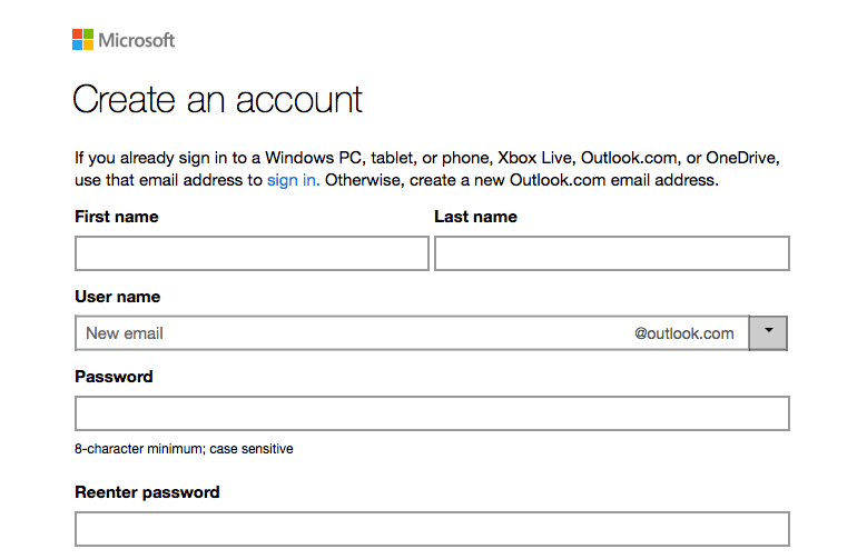 buat akun email baru hotmail