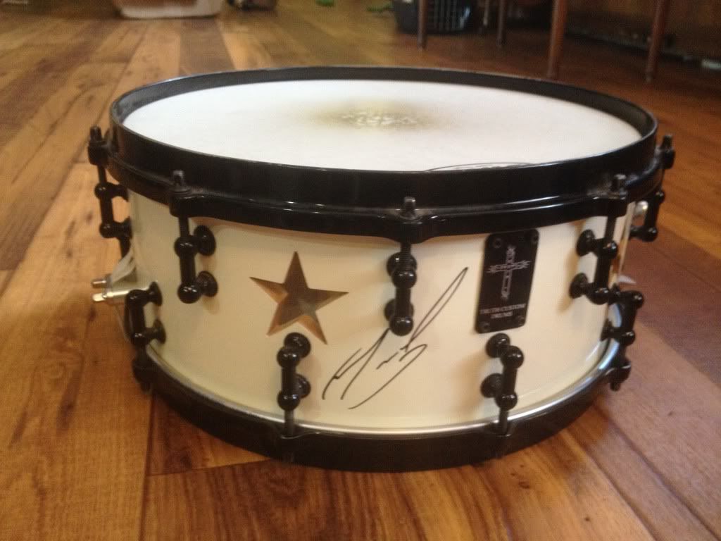 Mark Goodwin's Autographed Truth Snare Drum SPWC