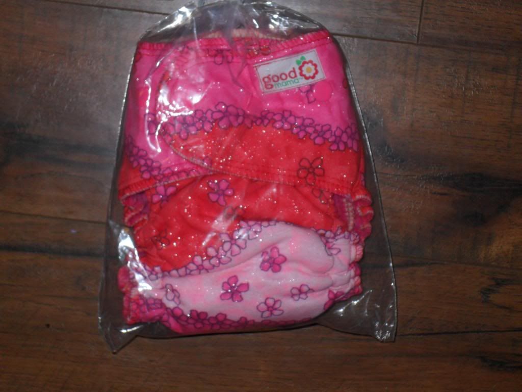 NIP sparkly pink flowers Goodmama fitted NIP sparkly pink flowers Goodmama fitted