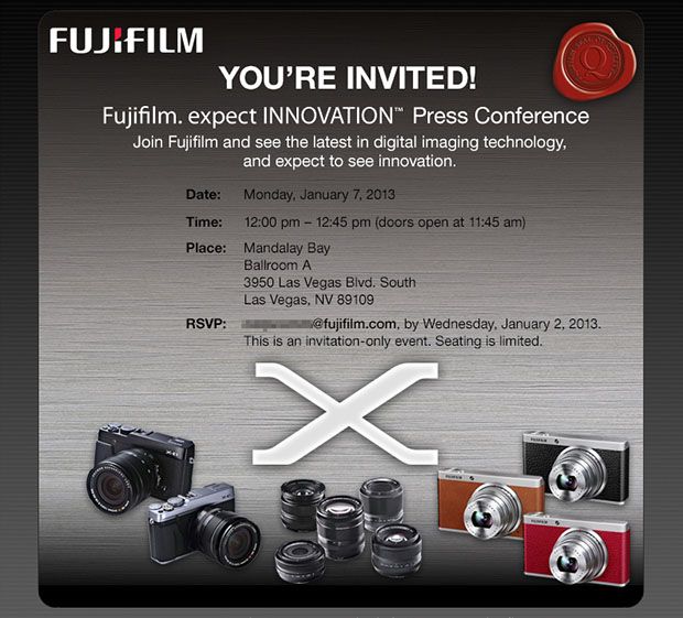 Fuji CES invite