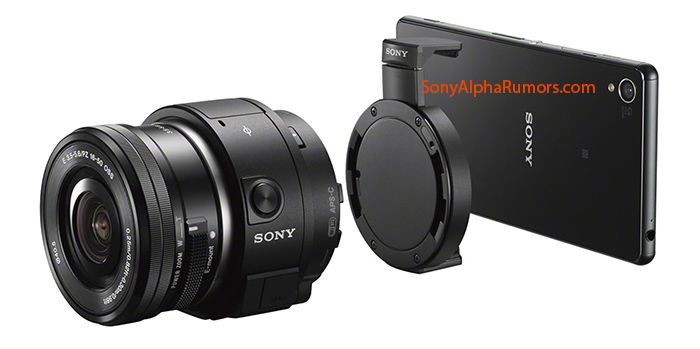 Sony QX1 lens-style camera press pic leaked; confirms E 