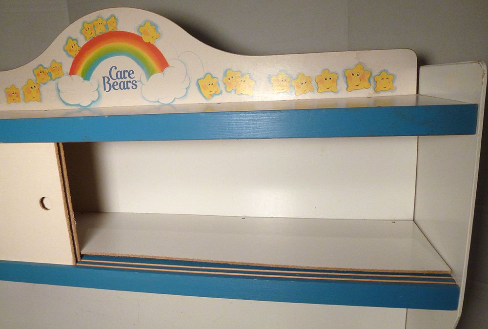 80s toy box with sliding chalkboard doors