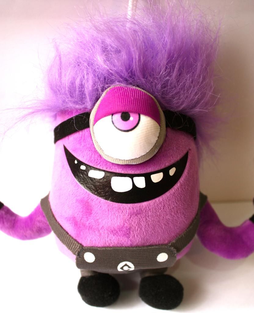 purple minion plush