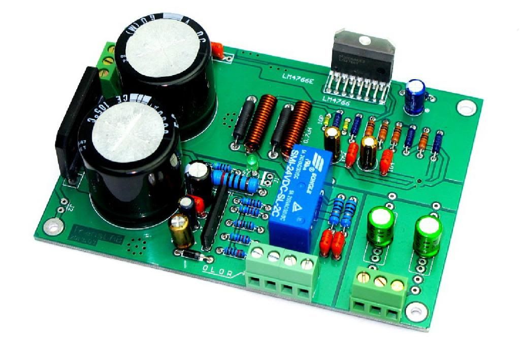 ASSEMBLED STEREO 50W LM4766 AUDIO POWER AMPLIFIER KIT WITH SPEAKER