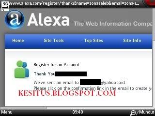 Alexa2 kesitus.blogspot.com, Cara Daftar Dan Verifikasi Blog Di Alexa