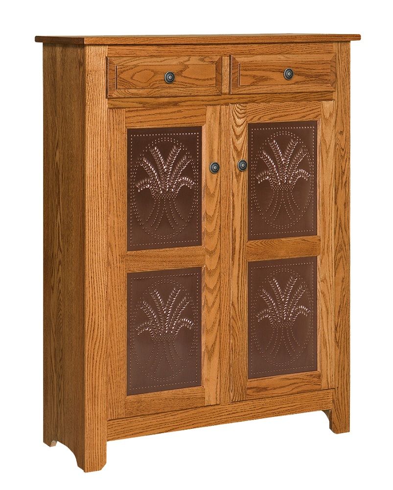 Amish Kitchen Pie Safe Jelly Cupboard Storage Cabinet Furniture