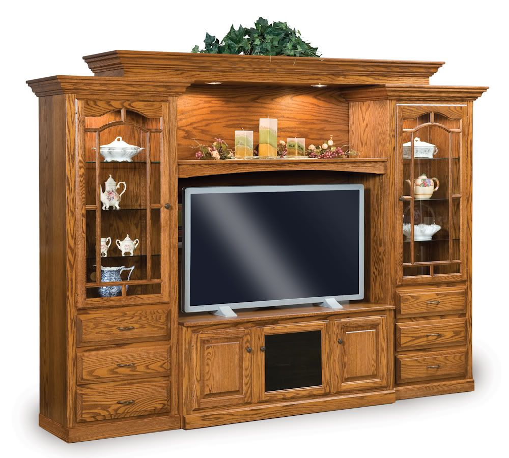 Entertainment Center Units and TV Stands in Material:Maple, Type ...