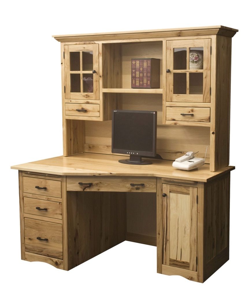 computer desk rustic