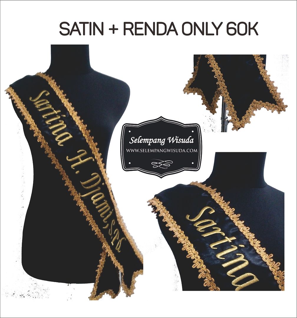 selempang wisuda jakarta