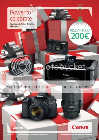 Canon Italy Starts Cash Back Action For Selected Gear