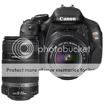 US Deal: Canon EOS Rebel T3i w/EF-S 18-55mm & 55-250mm For $699.99