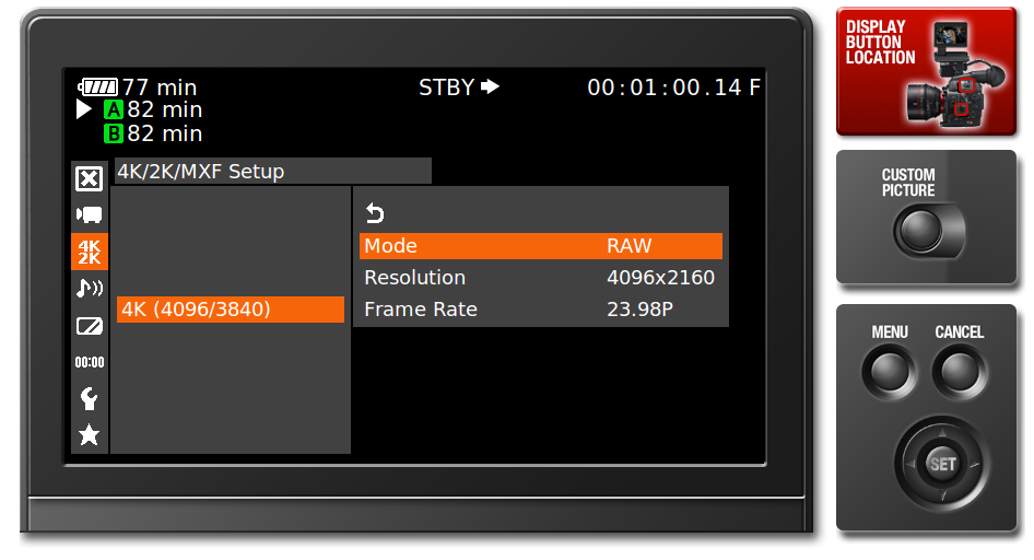 C500 Menu Simulator