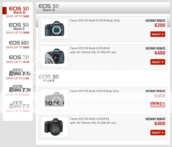 Big Savings On Selected Canon DSLR Bundles