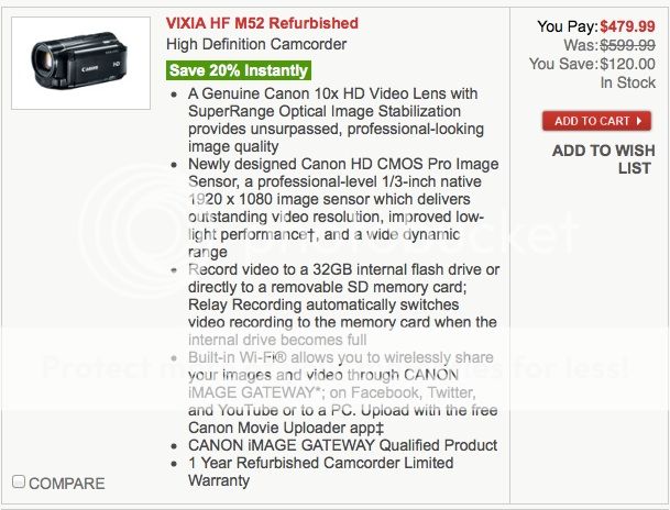 Canon VIXIA Camcorders