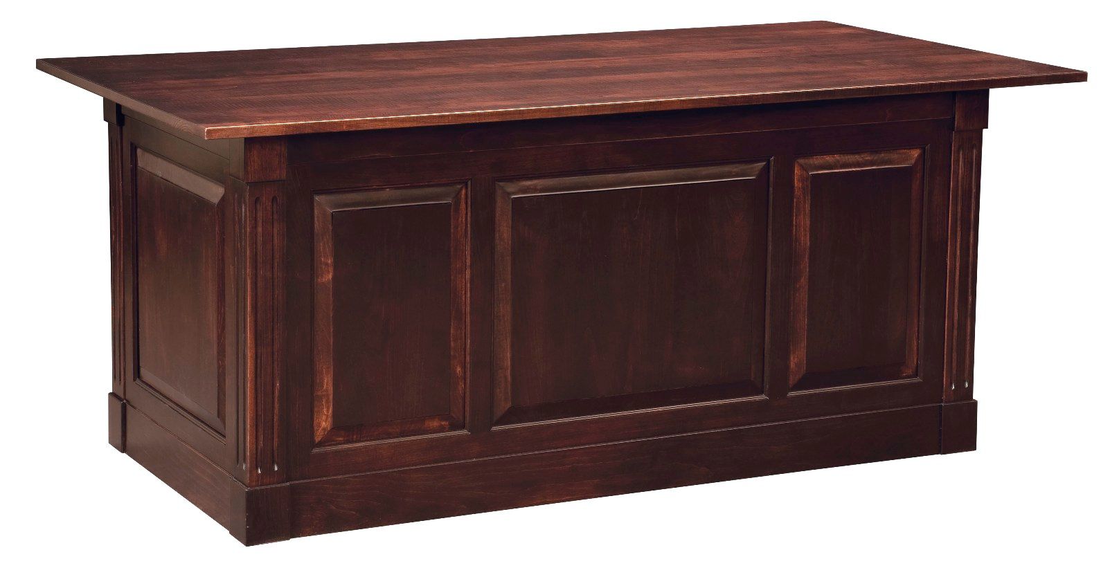 Amish Executive Computer Desk Traditional Home Office Solid Wood