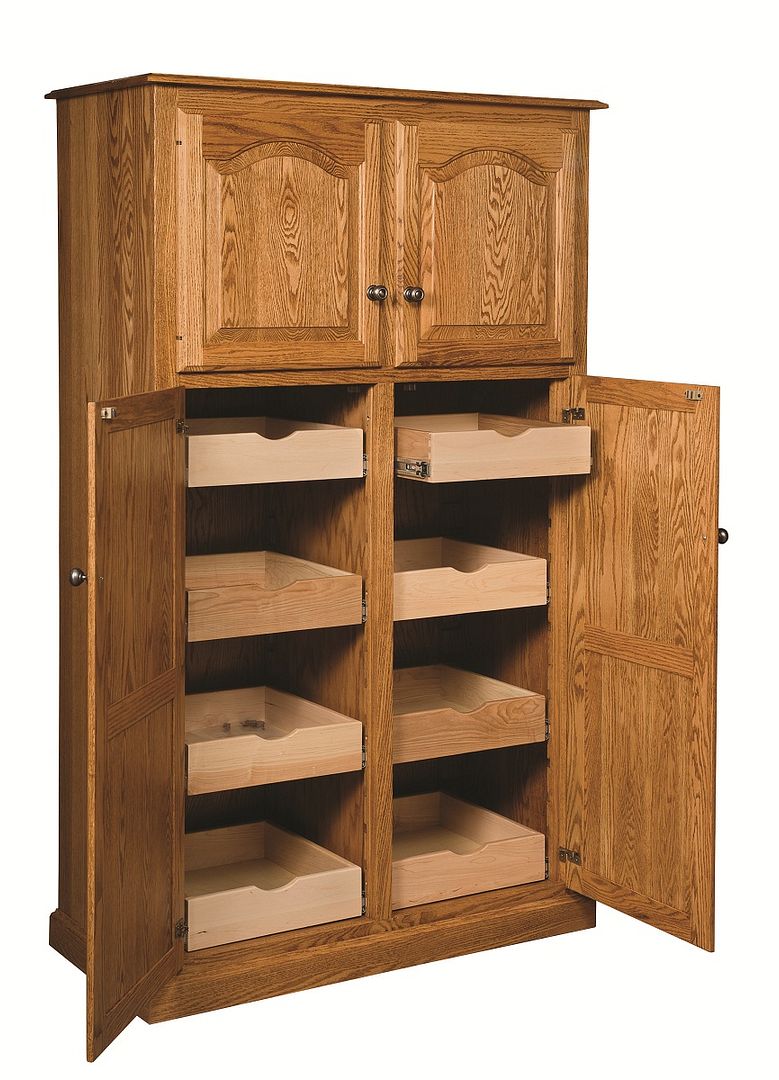 Amish Country Traditional Kitchen Pantry Storage Cupboard Cabinet