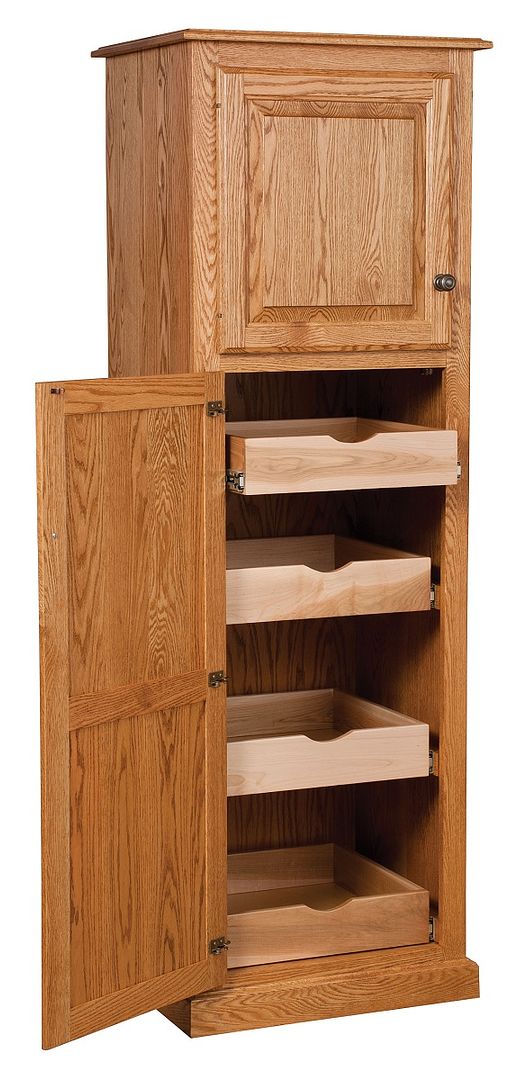 Amish Country Traditional Kitchen Pantry Storage Cupboard ...