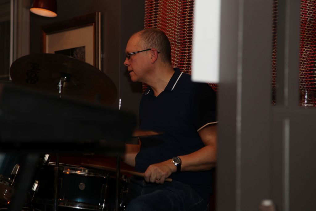 The Sarfendas Photos - Jim on Drums @ Oakwood 1-2-20